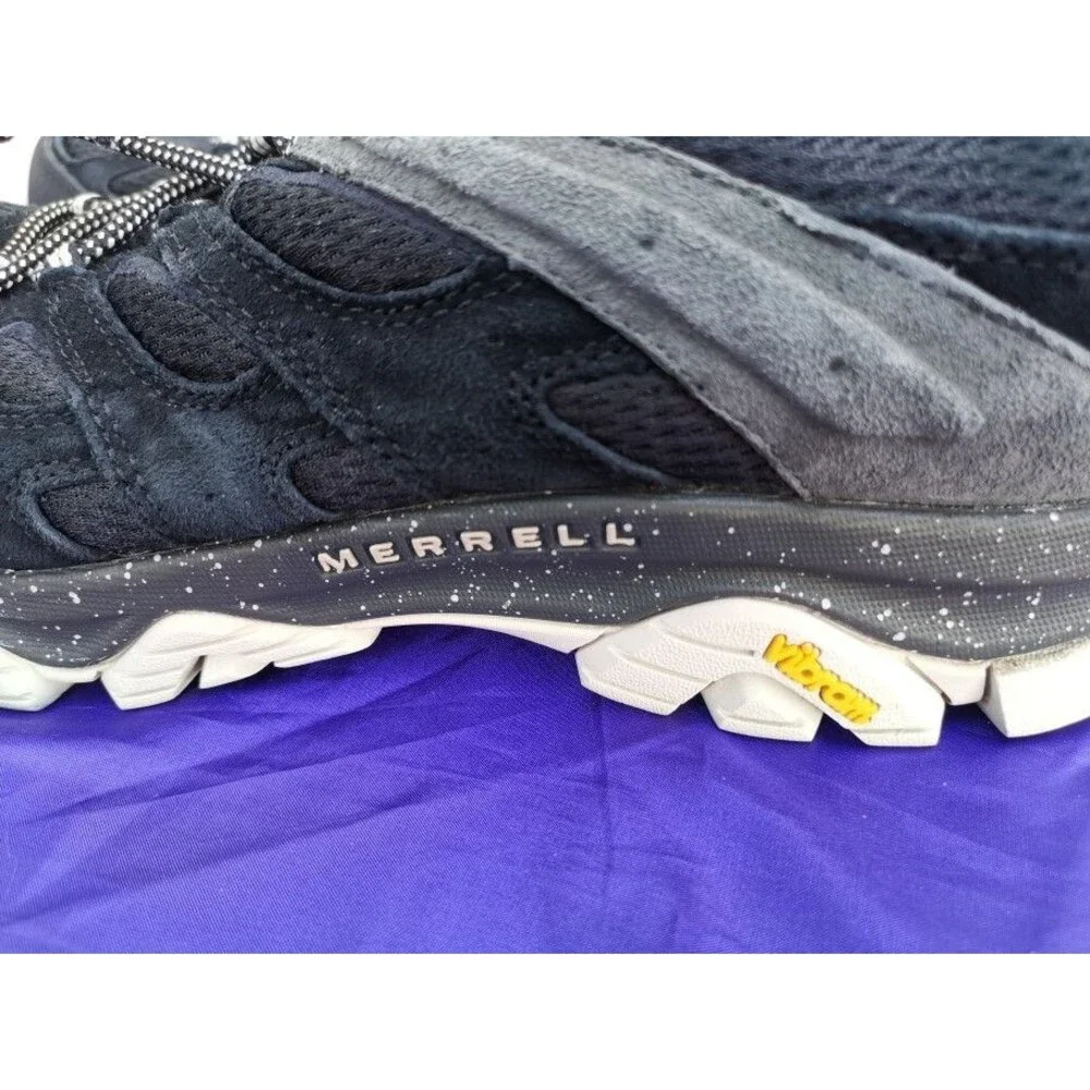 Men's Merrell Moab 3 Hiking Black Outdoors Comfort Sneakers Size 11.5W J036281W